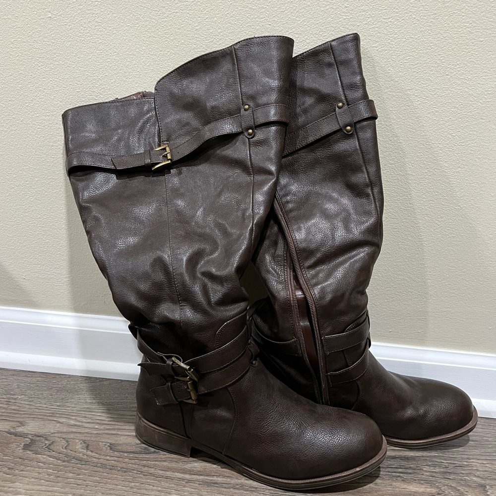 9.5 wide calf boots